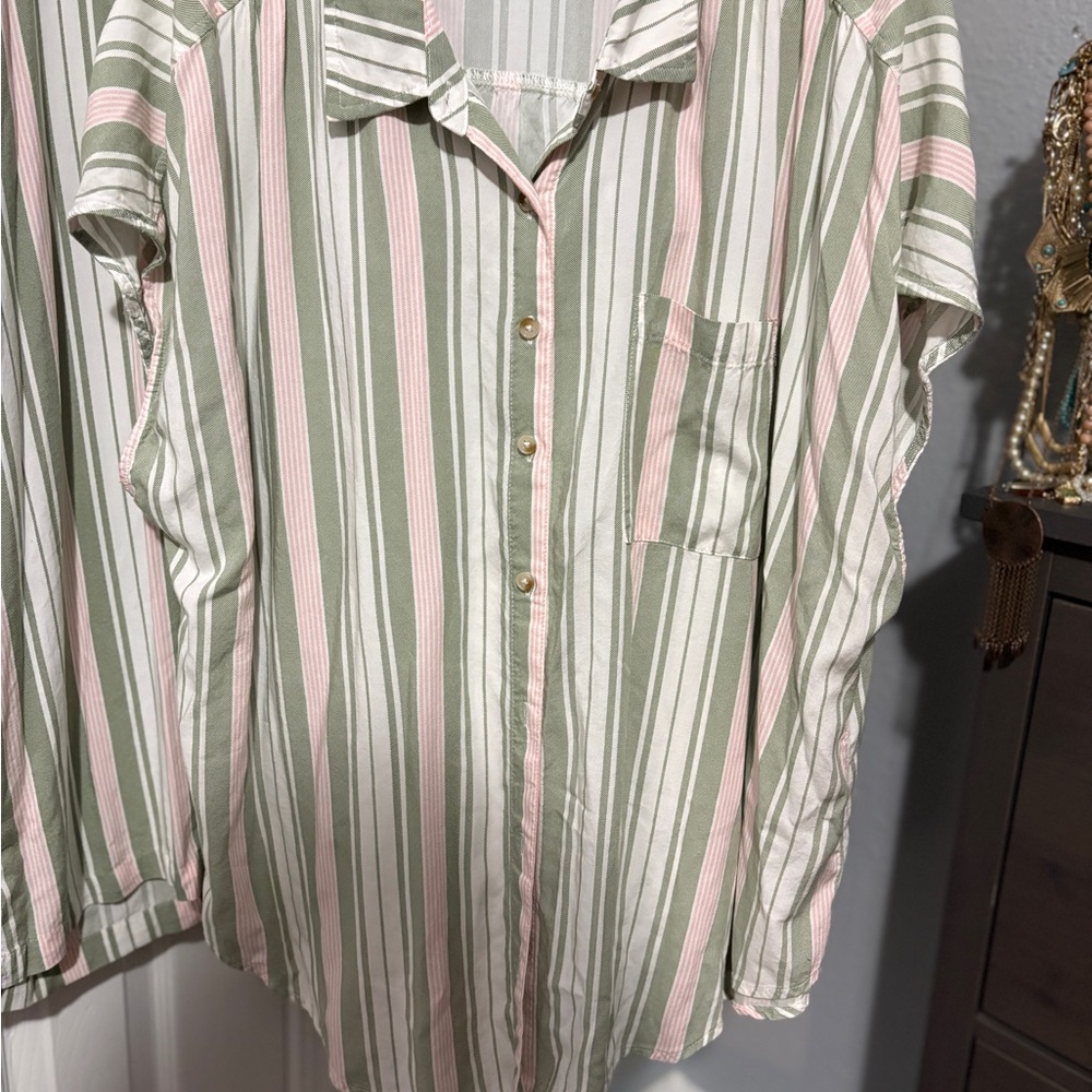 Torrid Striped matching pajama set size 3 - Picture 2 of 11